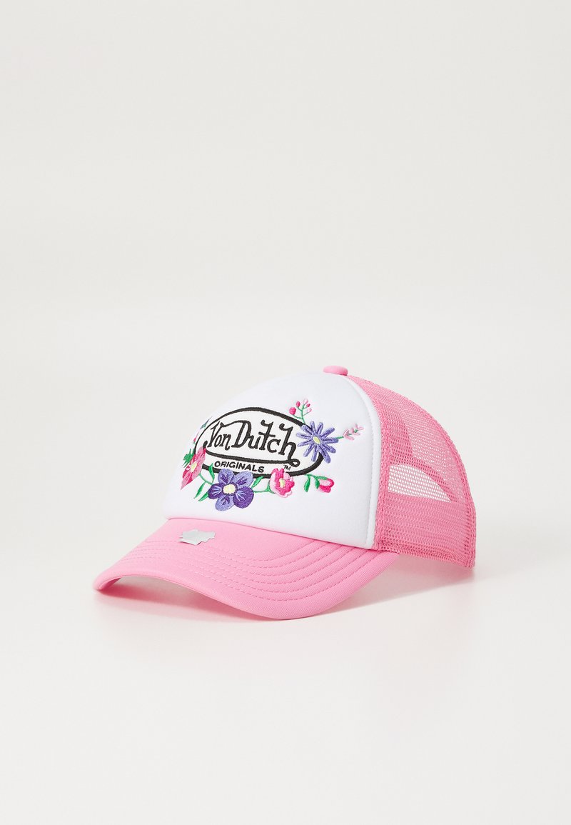 Von Dutch TRUCKER FLORA UNISEX - Καπέλο - pink