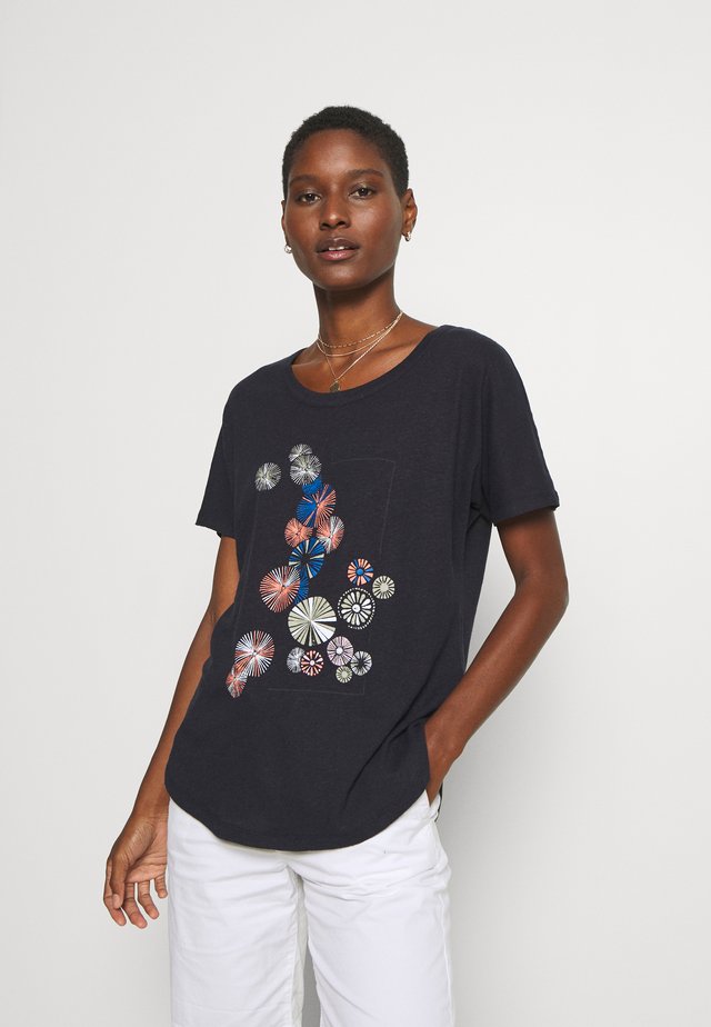 Camiseta estampada - navy