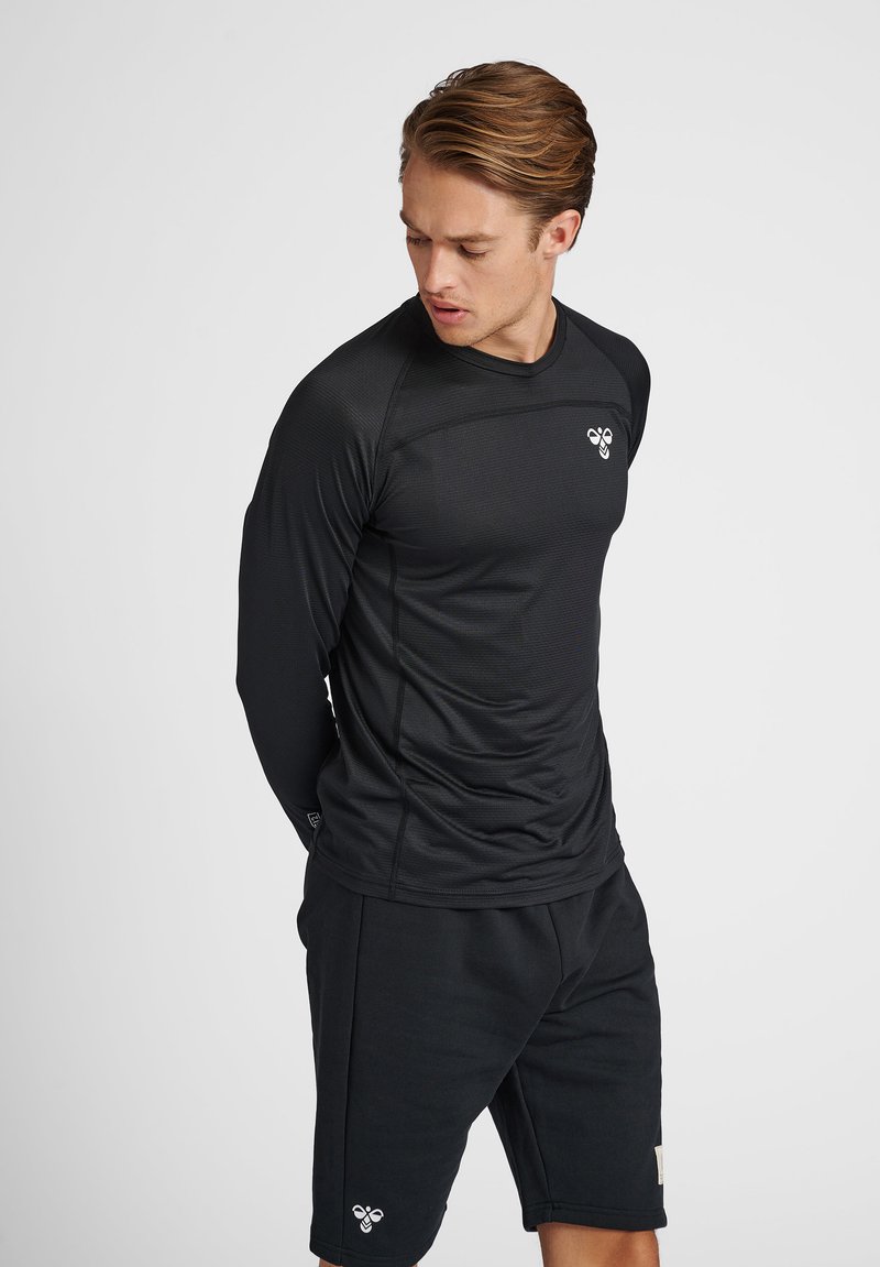 Hummel Langærmet T-shirt - black