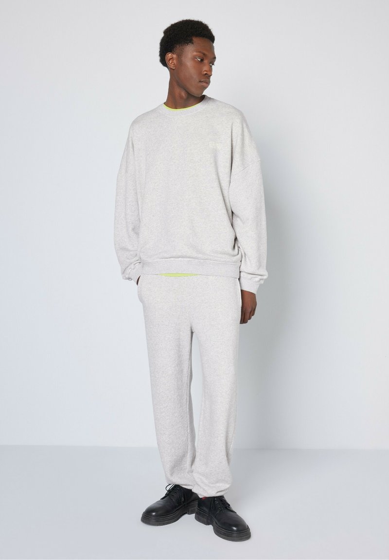 Sweat Homme Col Rond Minetom - Taille Grande, Style Patchwork Hip Hop Streetwear