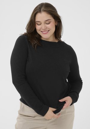 LIZZY PULLOVER - Svetrík - black deep