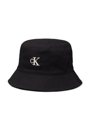 MONOGRAM BUCKET HAT - Hut - black