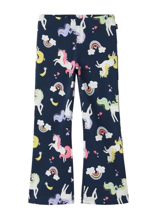 PLAY UNICORN PRINT FLARED  - Bukser - mood indigo