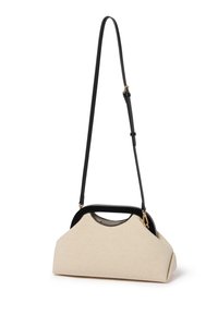 Forever New MILANA MONO CLUTCH - Kézitáska - beige/black