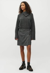 mbyM A-lijn rok - grey check