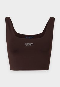SLIM SCRIPT TANK - Topper - rich brown