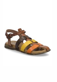 Josef Seibel FABRICIA - Walking sandals - cognac multi