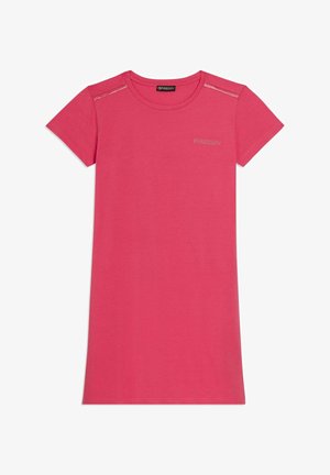Freddy, REGULAR FIT LUNGHEZZA MEDIA CON LOGO - Vestido camiseta - pink lemonade
