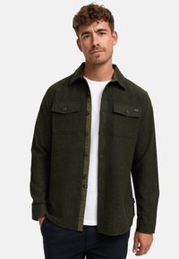 LANGARM - Button down-skjorte - army mix