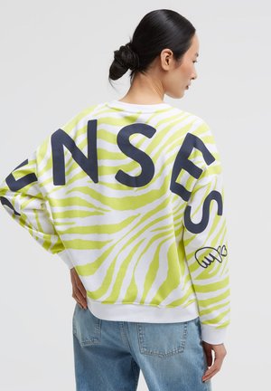 SENSES.THE LABEL, SENSES.THE LABEL SWEATSHIRT SU:RI MIT BACKPRINT - Sweatshirt - cool lime