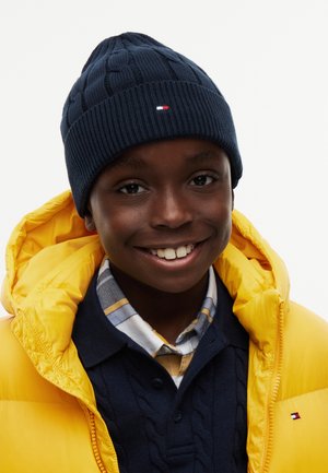 Tommy Hilfiger, ESSENTIAL CABLE BEANIE UNISEX - Beanie - dark blue