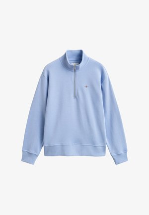GANT, SHIELD HALF-ZIP - Sweatshirt - misty lavender