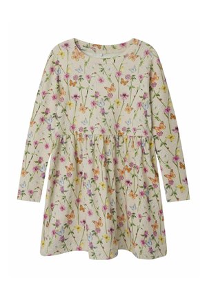 BLUMEN - Jersey dress - peyote melange