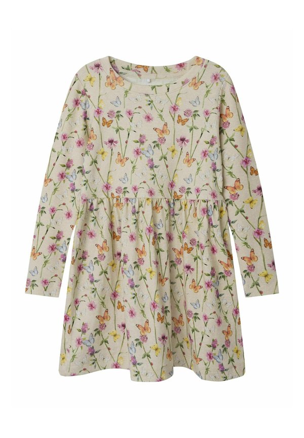 BLUMEN - Jerseykleid - peyote melange