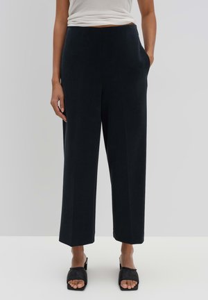 CURILO SOFT - Trousers - black