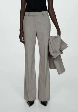 Trousers - mottled light grey