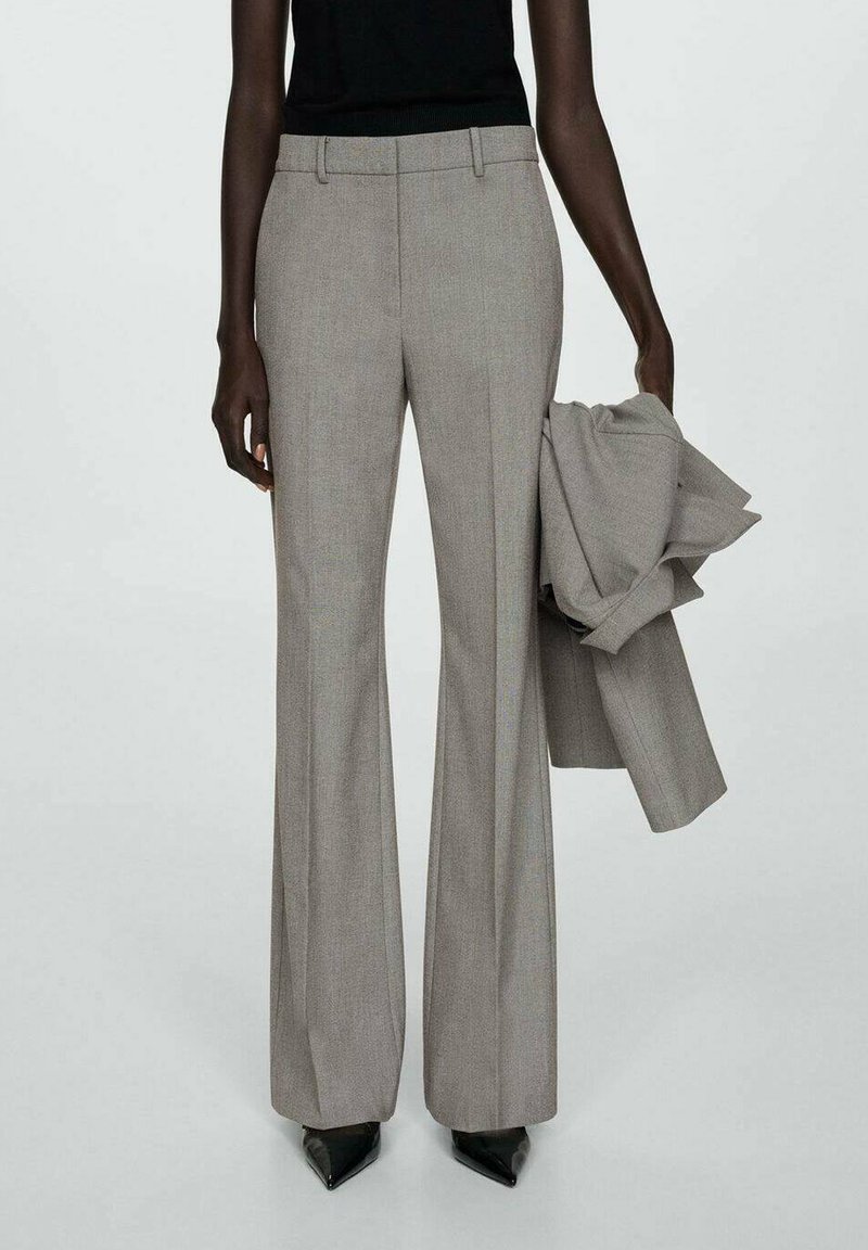 Mango Hlače - mottled light grey