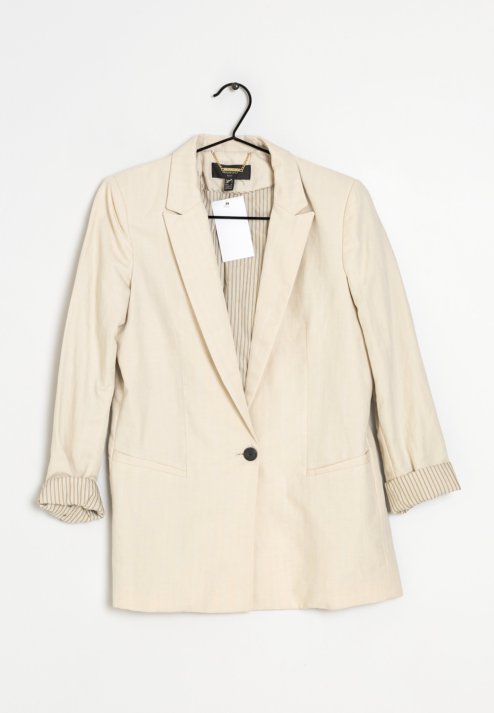 Zalando Mango Blazer Beige Mango Summer Jacket Beige (Pre