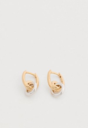 LOOP DROP HOOP EARRINGS - Cercei - gold-coloured/silver-coloured
