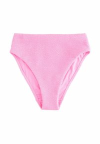 Next HIGH WAIST - Bikini apakšdaļas - neon pink crinkle