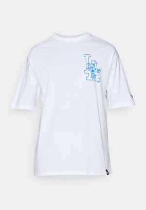New Era MLB LOS ANGELES DODGERS  FLORAL GRAPHIC TEE - Klub merchandise - white