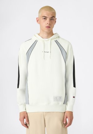 URBAN  SPORT - Felpa con cappuccio - offwhite and grey