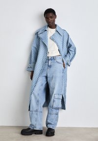 HUGO LENI - Wide leg - turquoise/aqua