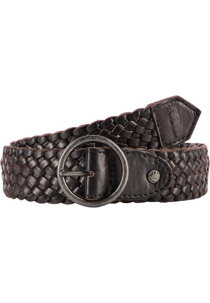 Damen Gürtel casual | DreiMaster DREIMASTER TAKELAGE Flechtgürtel dunkelbraun - DG75937 Damen Gürtel casual | DreiMaster DREIMASTER TAKELAGE Flechtgürtel dunkelbraun - DG75937