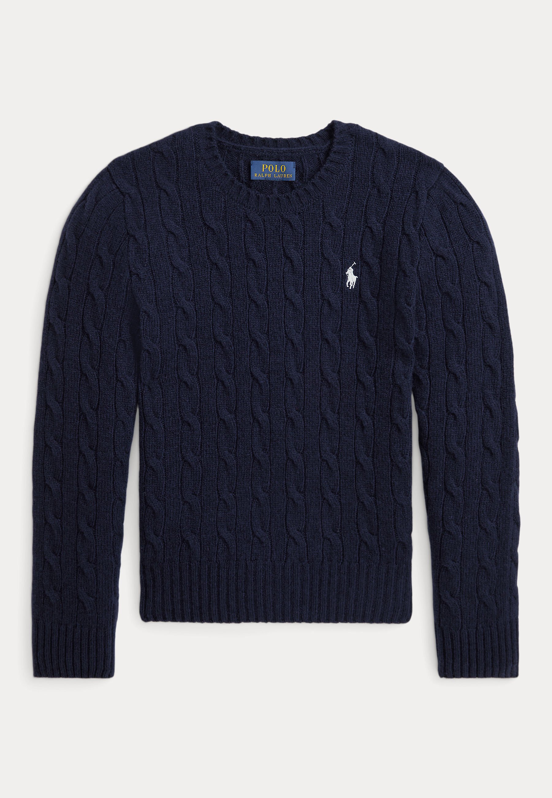 Polo Ralph Lauren ニット　ネイビー Polo Ralph Lauren CABLE-KNIT WOOL-CASHMERE JUMPER - Jumper