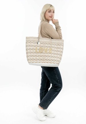 SHOPPER  - Tote bag - beige