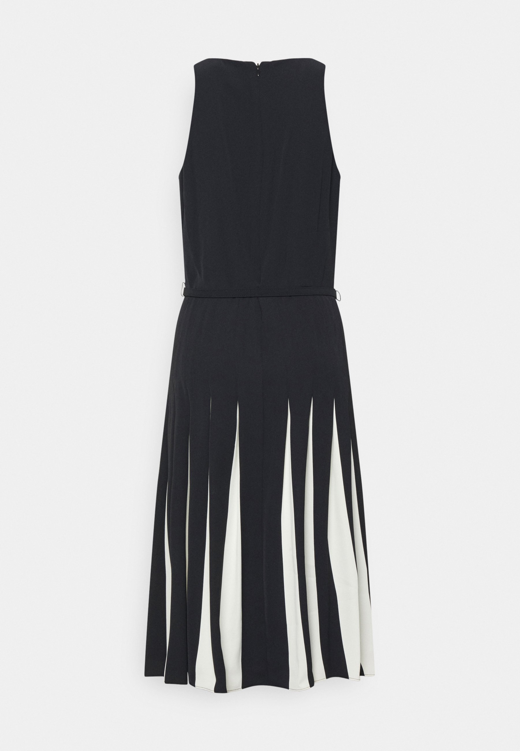 ralph lauren two tone jersey dress