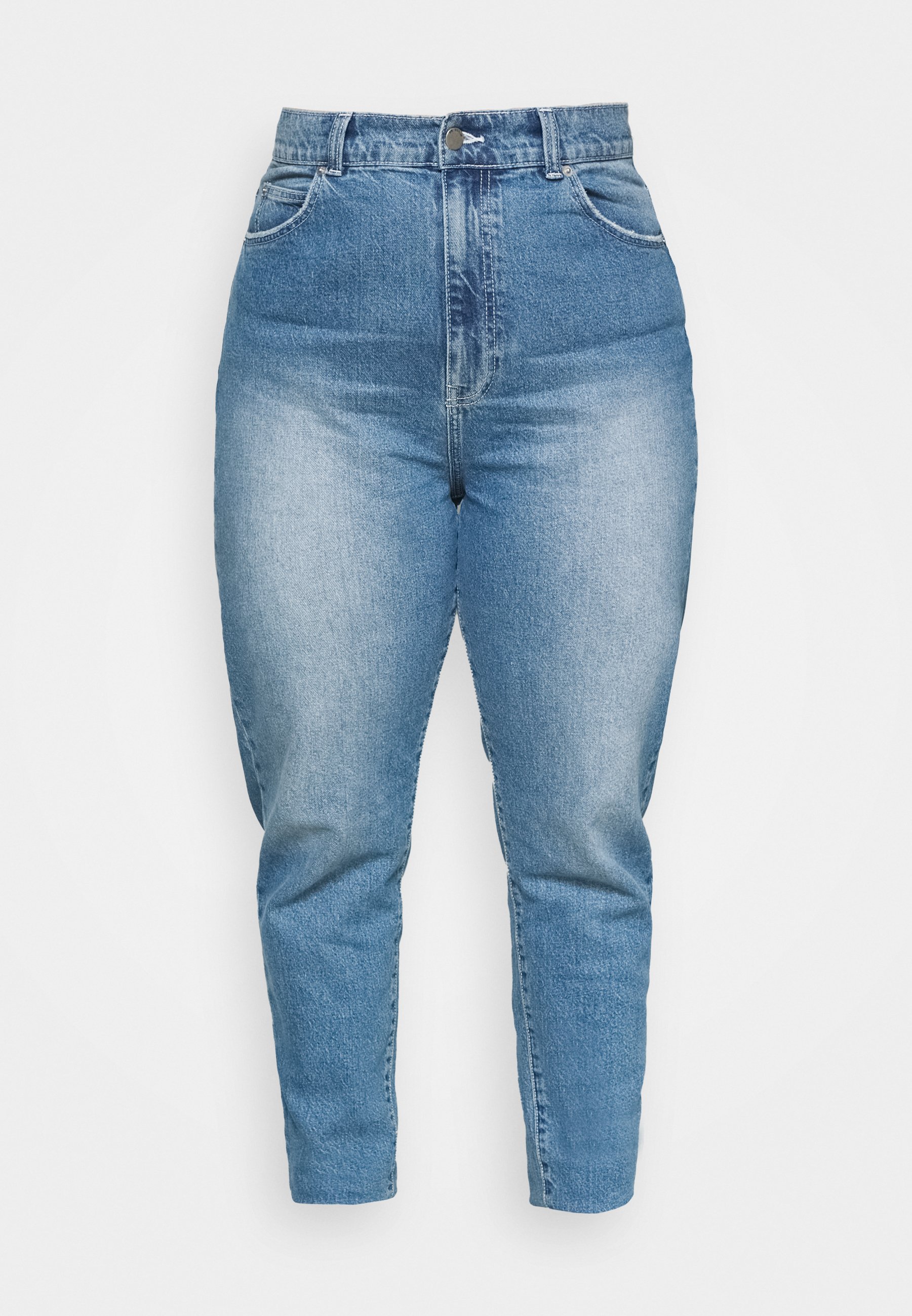 Dr.Denim Plus NORA - Prigludę džinsai - mid stone stretch/mėlynų džinsų -  Zalando.lt