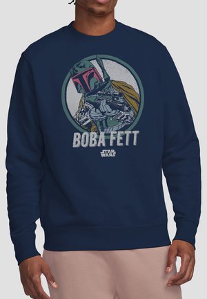 Star Wars, STAR WARS RETRO BOBA - Sweatshirt - dark blue