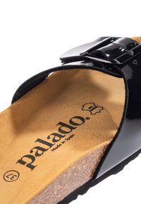 Palado Slip-on sandaler - metallic black