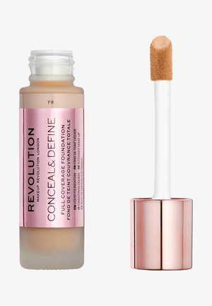 Makeup Revolution CONCEAL & DEFINE FOUNDATION - Fond de teint - f8