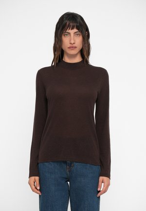 MOCK NECK - Långärmad tröja - brown