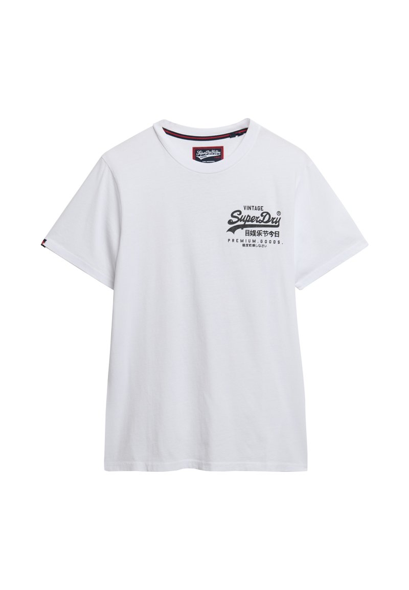 T-shirt Vintage Superdry Japan Rouge - Taille L, Manches Courtes, Occasion Très Bon état