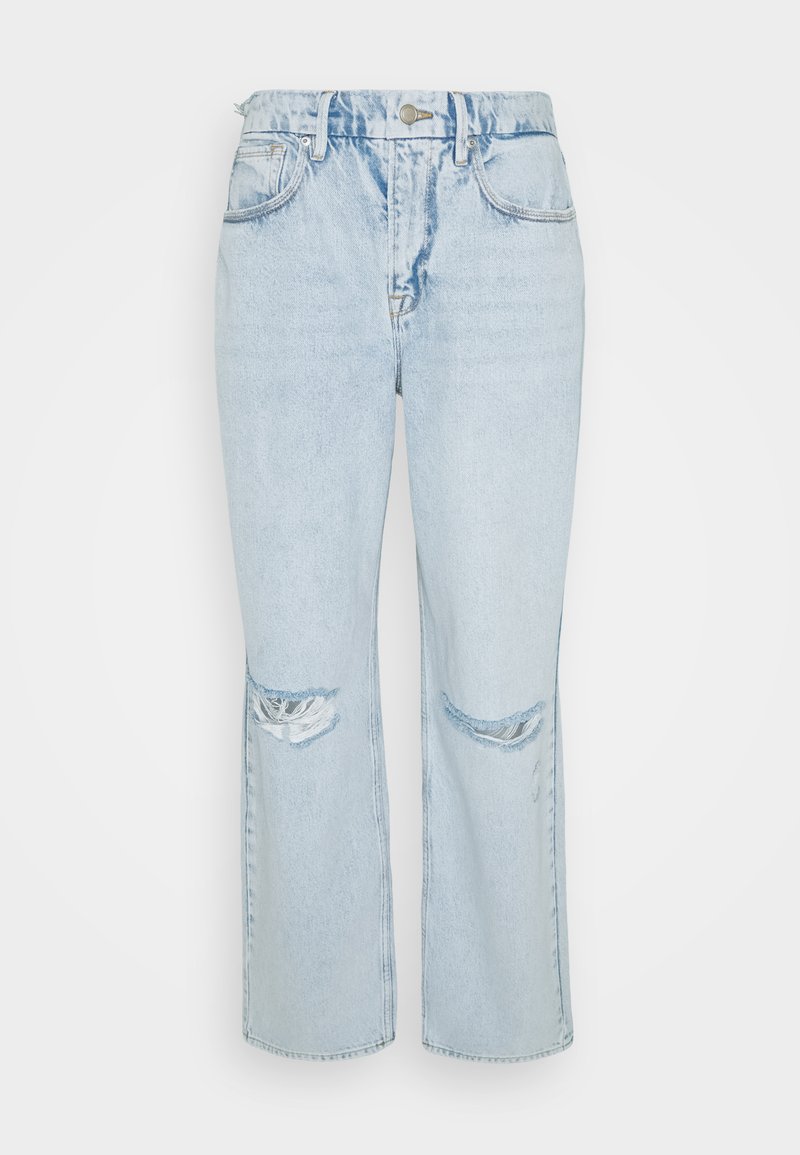 Good American Straight leg jeans destroyed denim