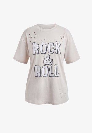 IZIA, IZIA T-SHIRT - Nyomott mintás póló - gray