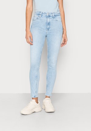 Jeans Skinny - bleached denim