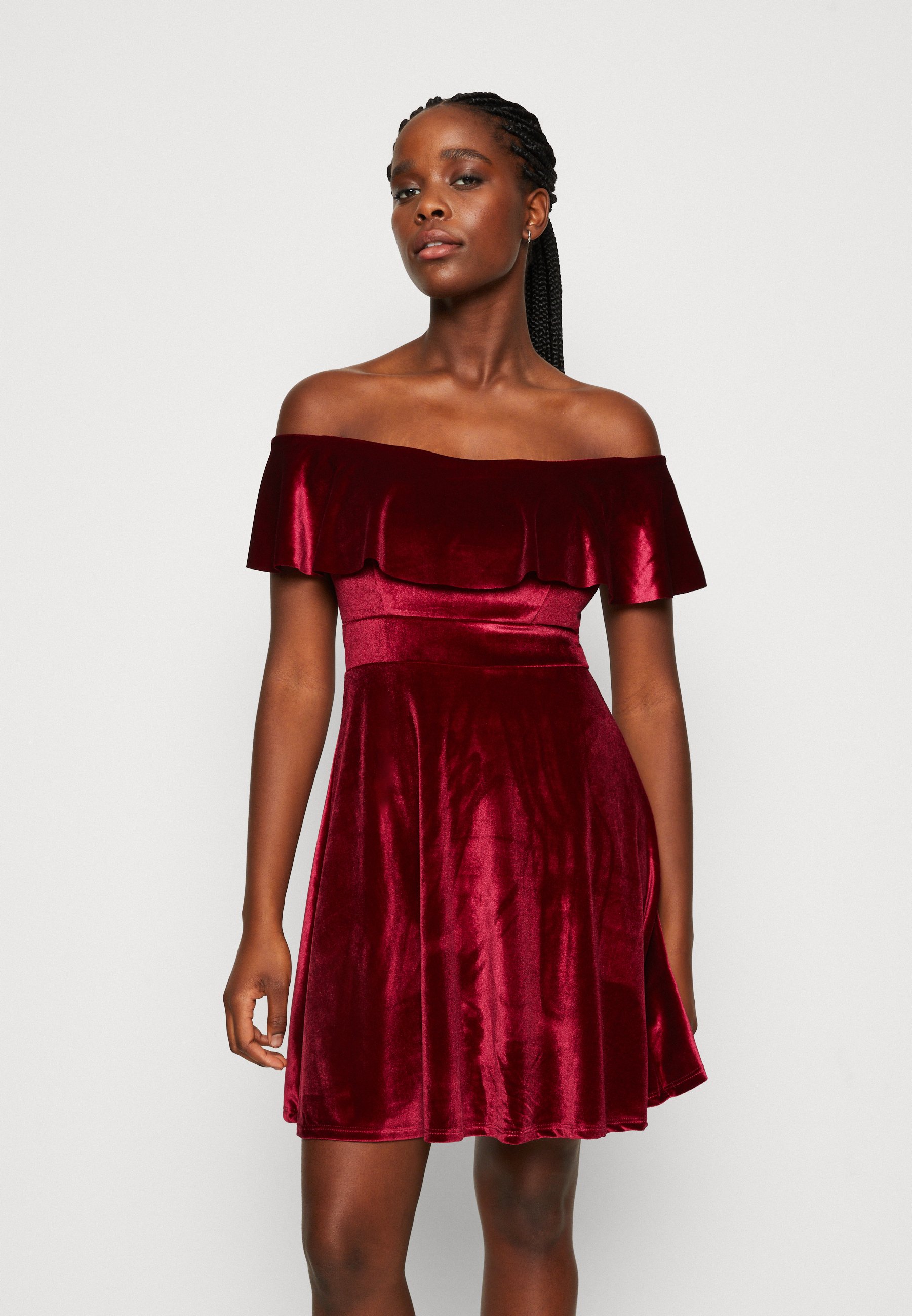 prom dresses near me open now Jovani 43132 - Long Sheath Dress Style:63830B Women's Cream/small flowers Off-the-shoulder Size:4.5M With a sweeping train