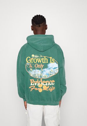 EVIDENCE OF LIFE HOODIE UNISEX - Felpa con cappuccio - green