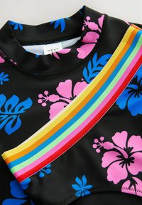 Next LONG SLEEVED SET - Bikini - black tropical print