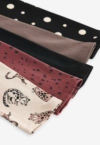 Next 5 PACK - Leggings - Byxor - rust brown mono spot neutral character