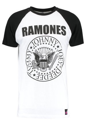 Mister Tee RAMONES - Printtipaita - white/black