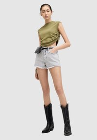 AllSaints HEIDI  - Shorts vaqueros - snow grey
