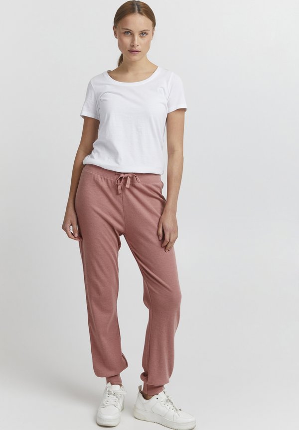 OXLIZ REGULAR FIT - Tracksuit bottoms - ash rose melange3