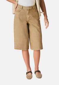 Kratke hlače od trapera - beige