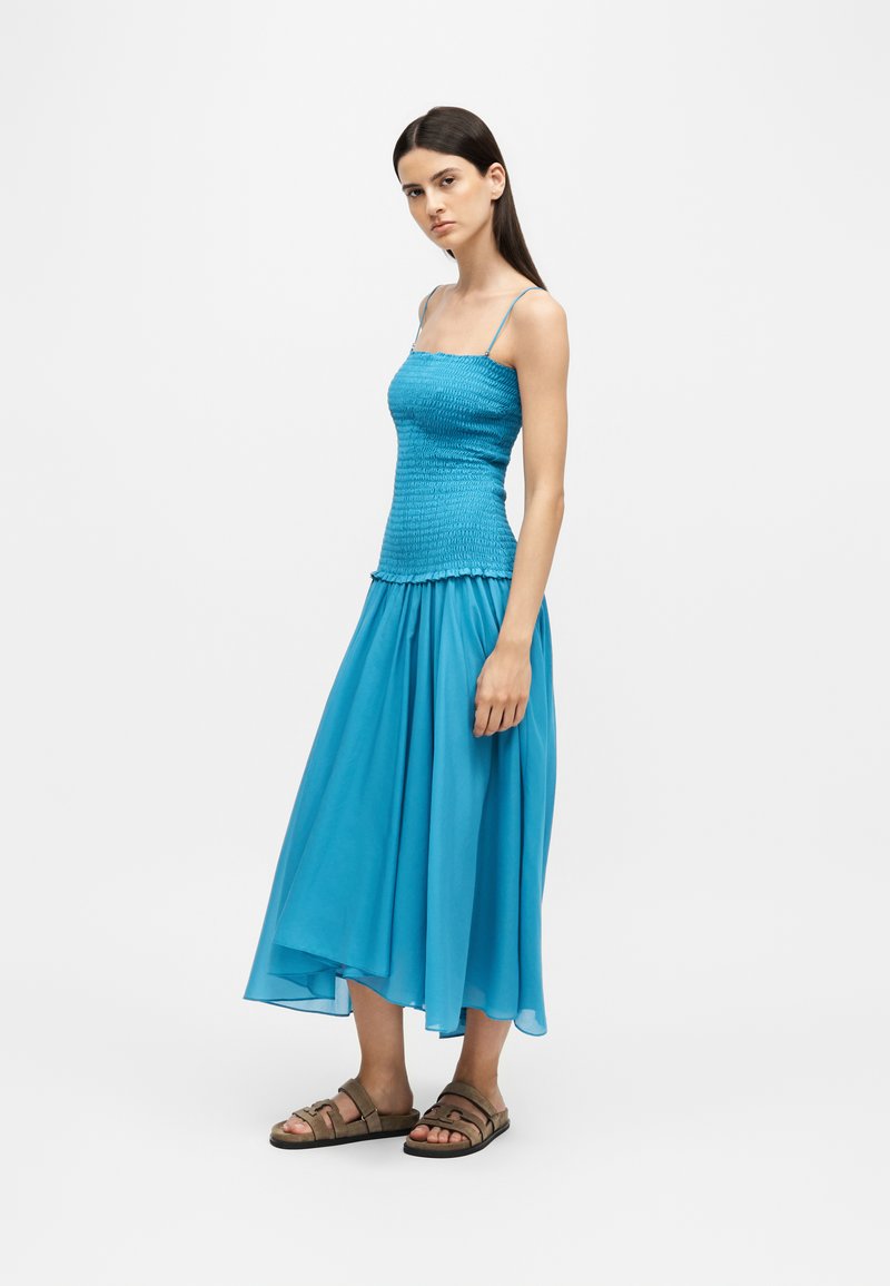 velvet with lace dress Velvet Lace Corset Maxi Dress with Neck Scarf