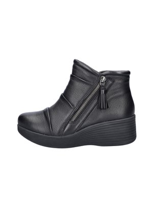 Wedge Ankle Boots - zwart